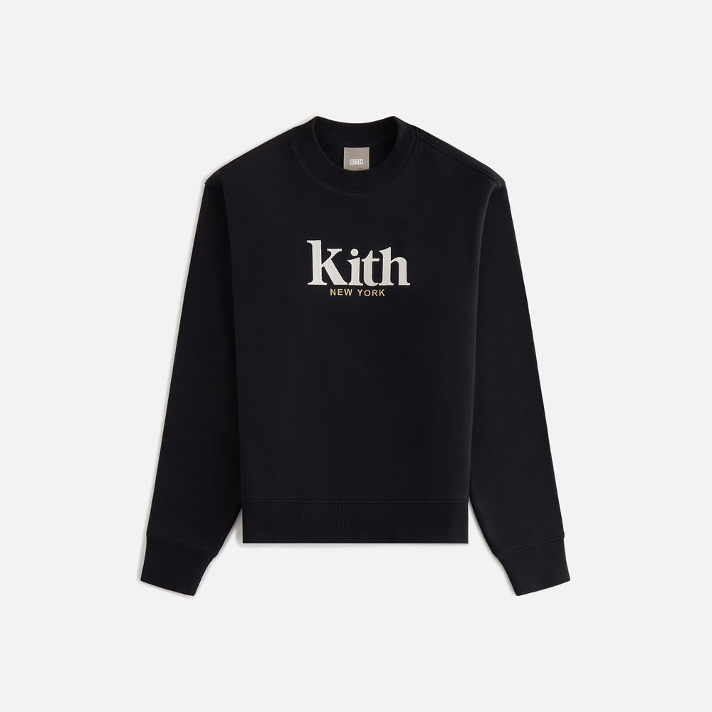 

Толстовка Kith Women Asher New York Crewneck, черный