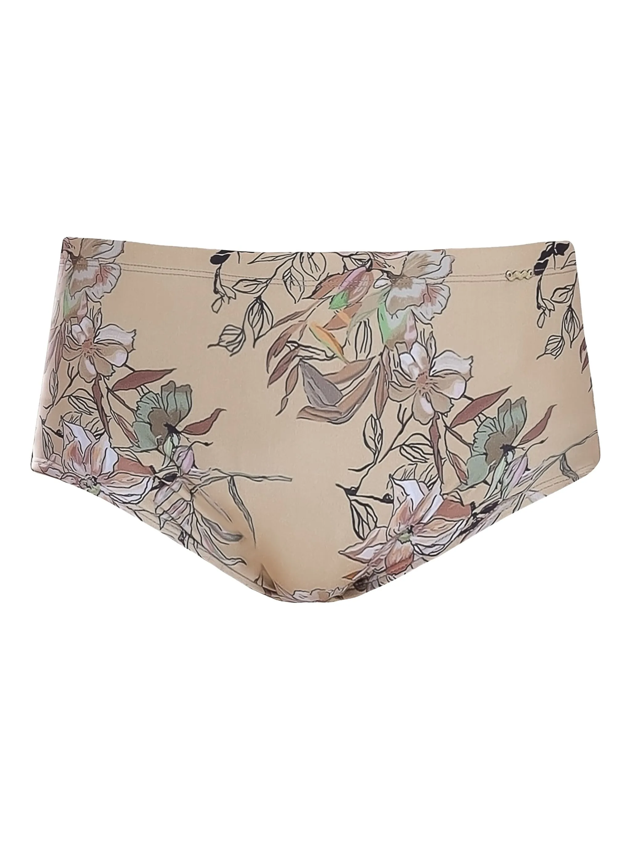 

Плавки-брифы с цветочным принтом Amir Slama, бежевый