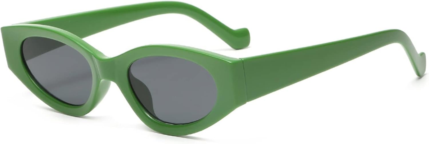 

Солнцезащитные очки для мужчин с маленькой оправой, для вождения на открытом воздухе, для шопинга, поездок на работу, для спорта, женские солнцезащитные очки Generic, Green