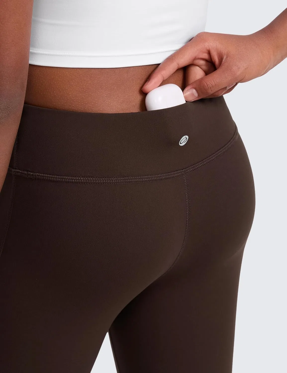 Леггинсы для танцев CRZ YOGA Butterluxe, девочки, Hot Fudge Brown — фото 3