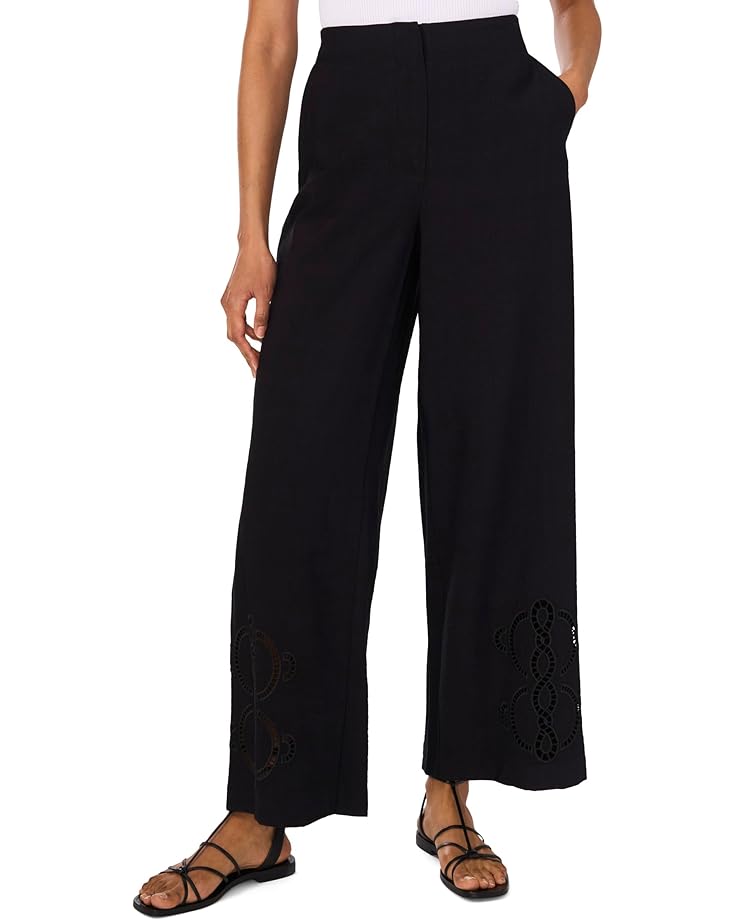 

Брюки Vince Camuto Wide Leg Side Pocket Trim Deta, цвет Rich Black