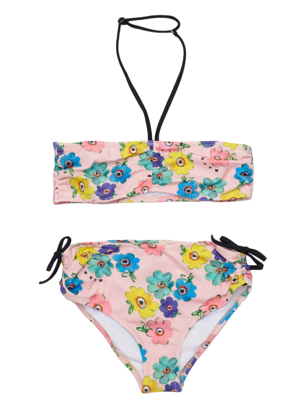 Бикини с цветочным принтом Marni Kids, розовый
