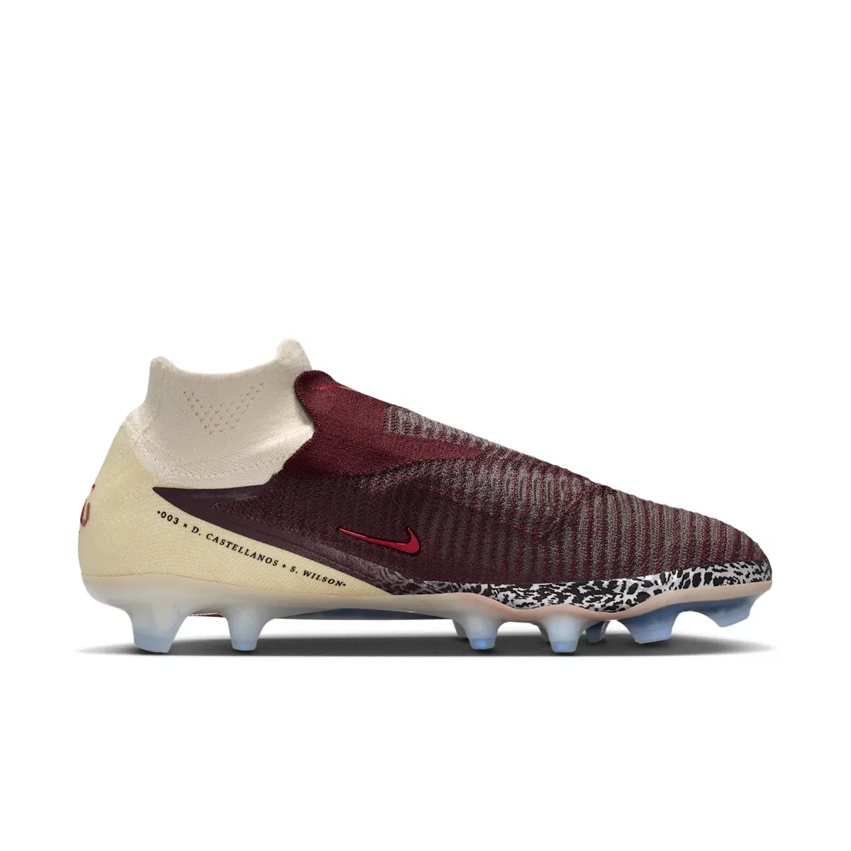 Мужские футбольные бутсы United Phantom 6 High Elite для твердого грунта Nike, красный — фото 3