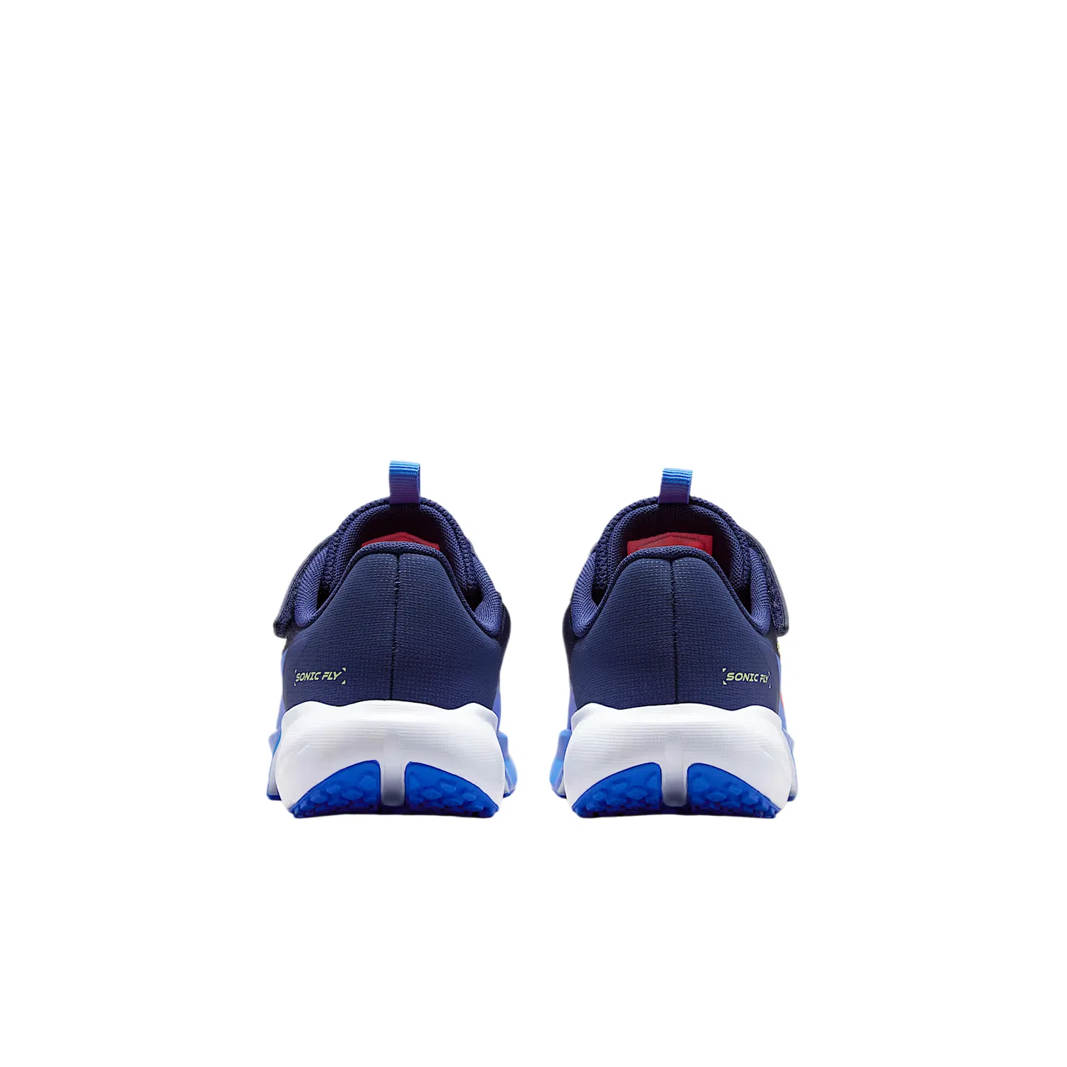 Кроссовки детские SONIC FLY Mesh Breathable Rebound Low top Nike, Dark Navy Blue/Crystal Blue/Purple Blue/Volcanic Rock Red — фото 3
