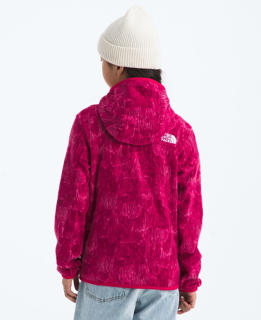 Толстовка с капюшоном на молнии Glacier для мальчиков и девочек 8-20 лет The North Face, Deep Magenta Pink — фото 4