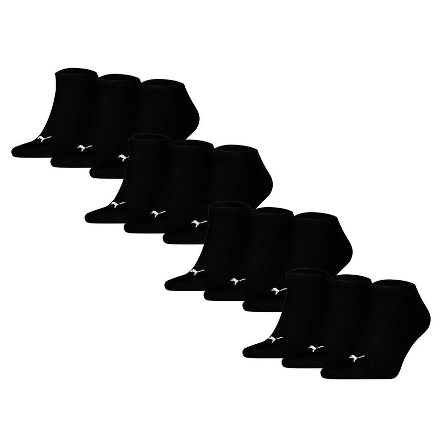 

PUMA Носки унисекс, упаковка из 12 пар, эластичные кроссовки, простые, 12 шт.