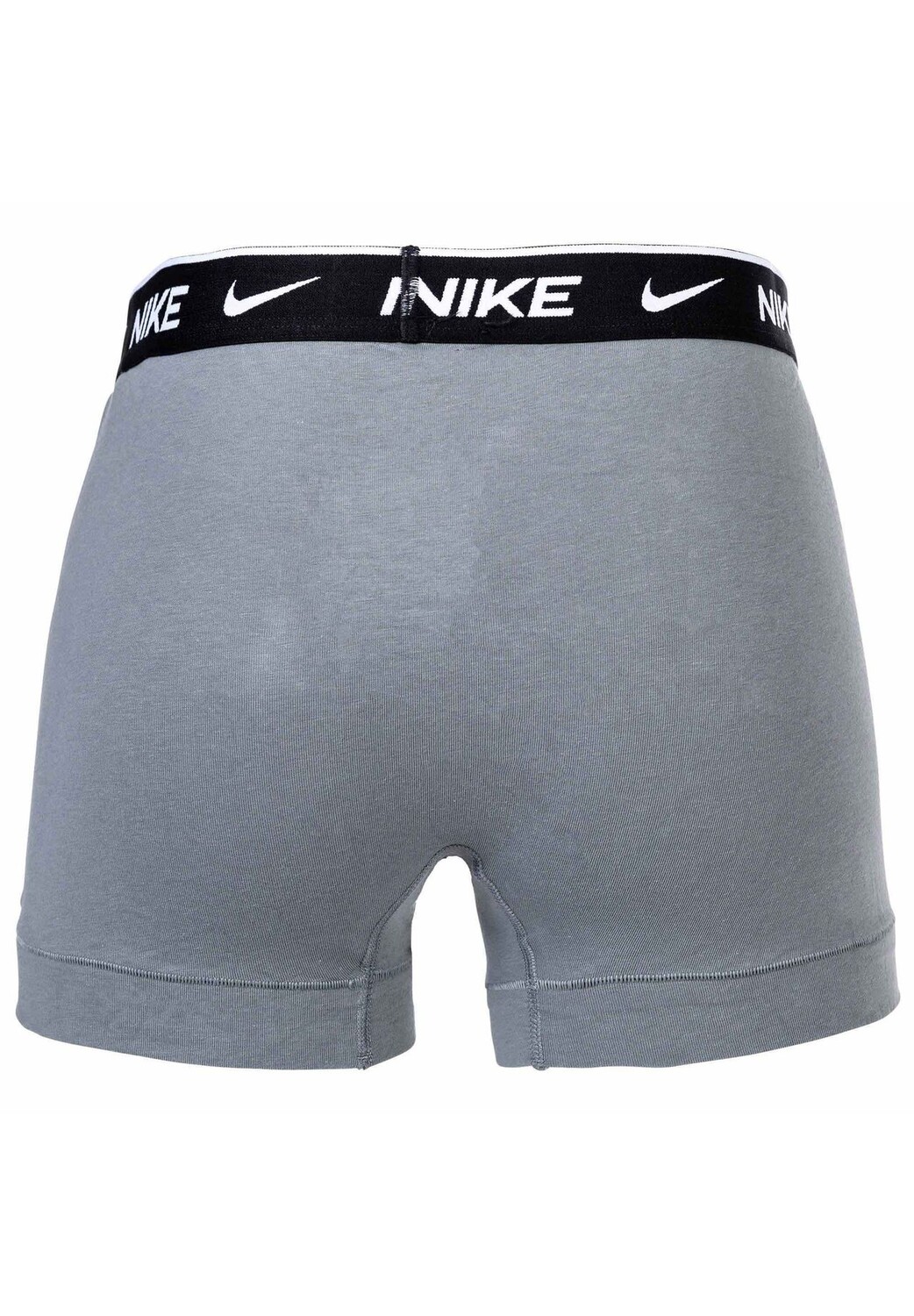 Трусы стрейч из хлопка на каждый день, 3 шт., пояс с логотипом, мужские NIKE, цвет Black — фото 4