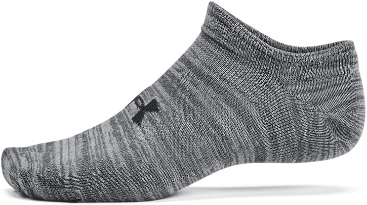 Under Armour Kids' Essential 2.0 легкие носки ноу-шоу (6 пар), (025) Castlerock/Castlerock/Anthracite — фото 2