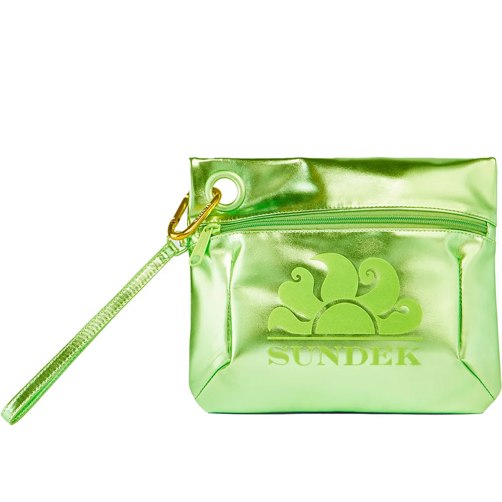 

Сумка Sundek Logo handbag, зеленый