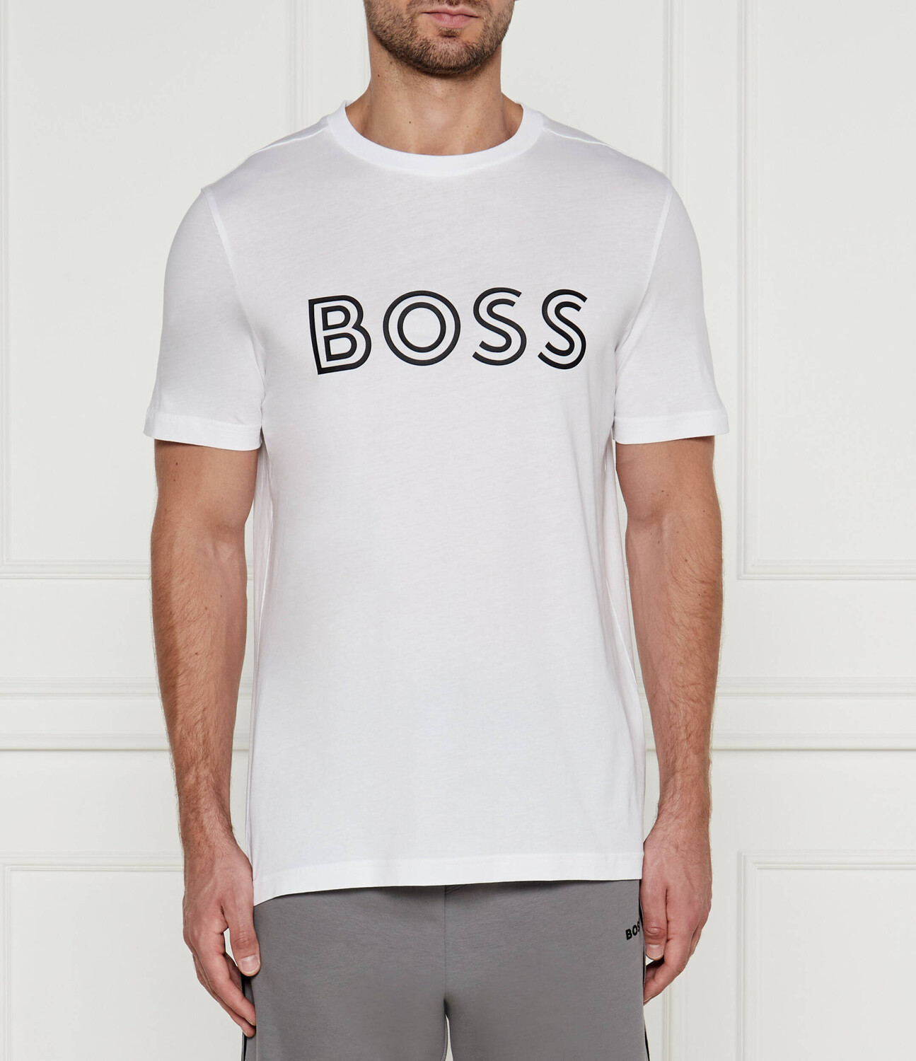 

Футболка BOSS GREEN Regular Fit, белый