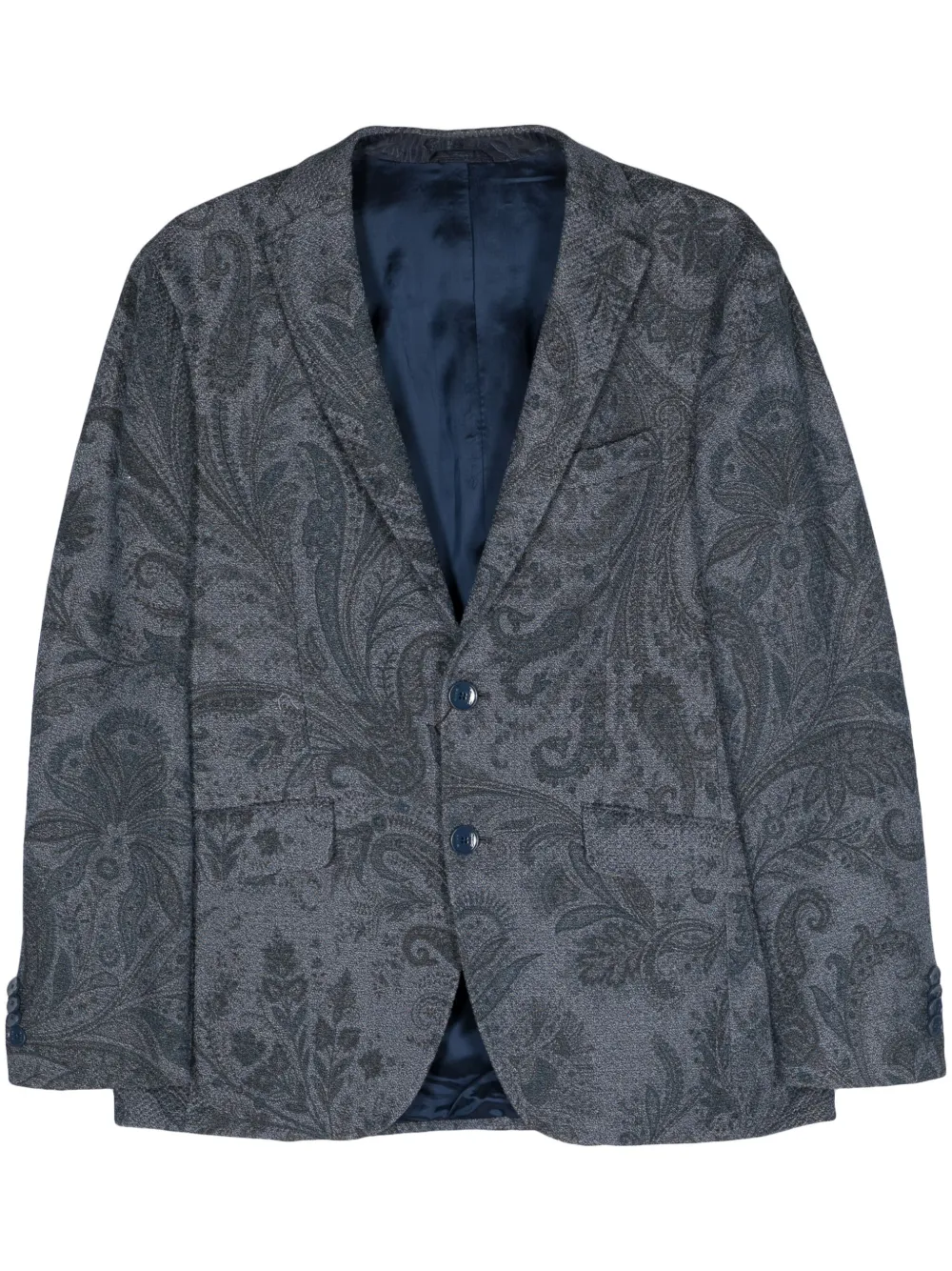 

Жаккардовый пиджак ETRO, синий