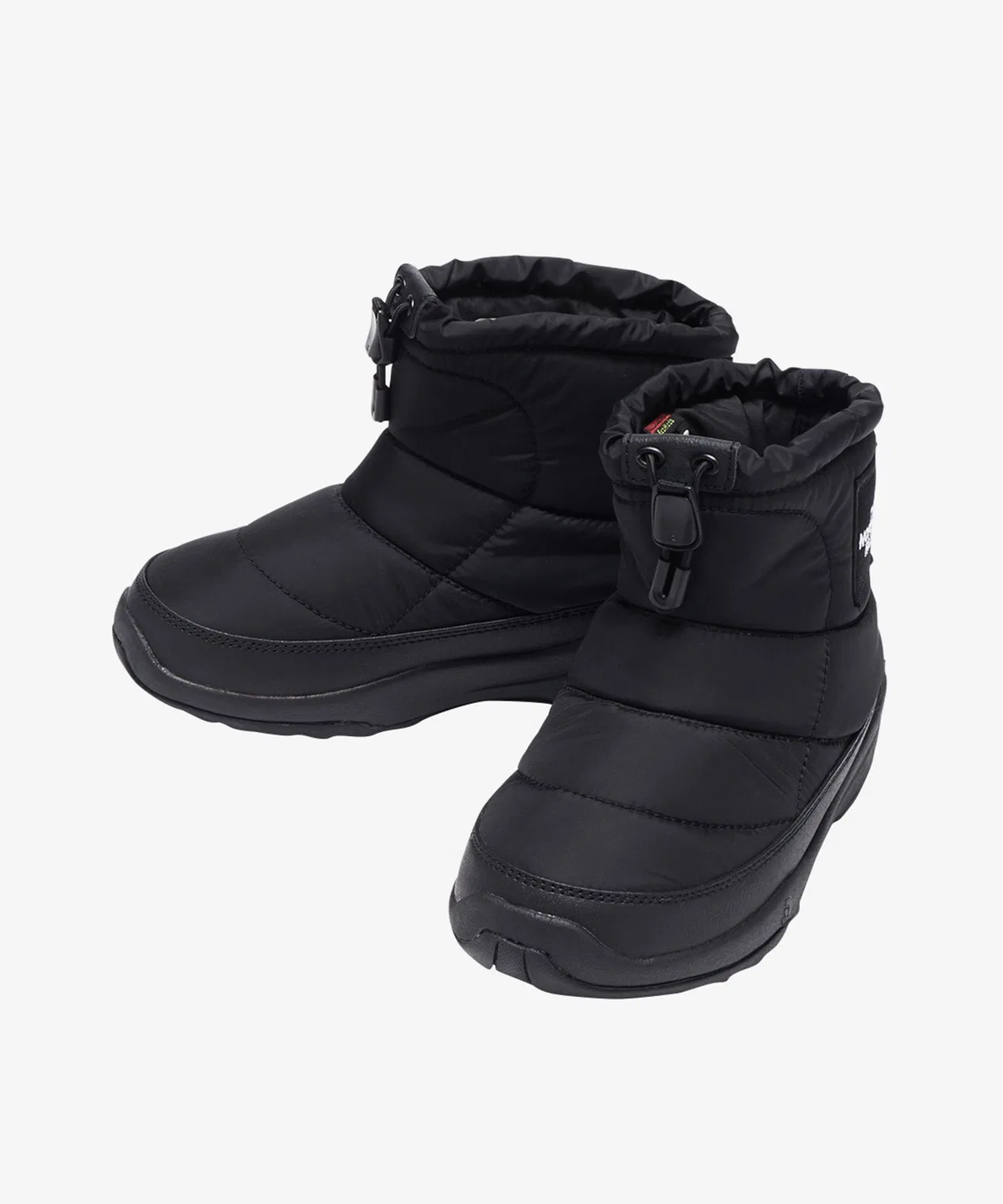 Детские снежные ботинки The North Face K NUPTSE BOOTIE LOGO SHORT, 100% переработанный нейлон, утеплитель Thermolite EcoMade, горчичный — фото 2