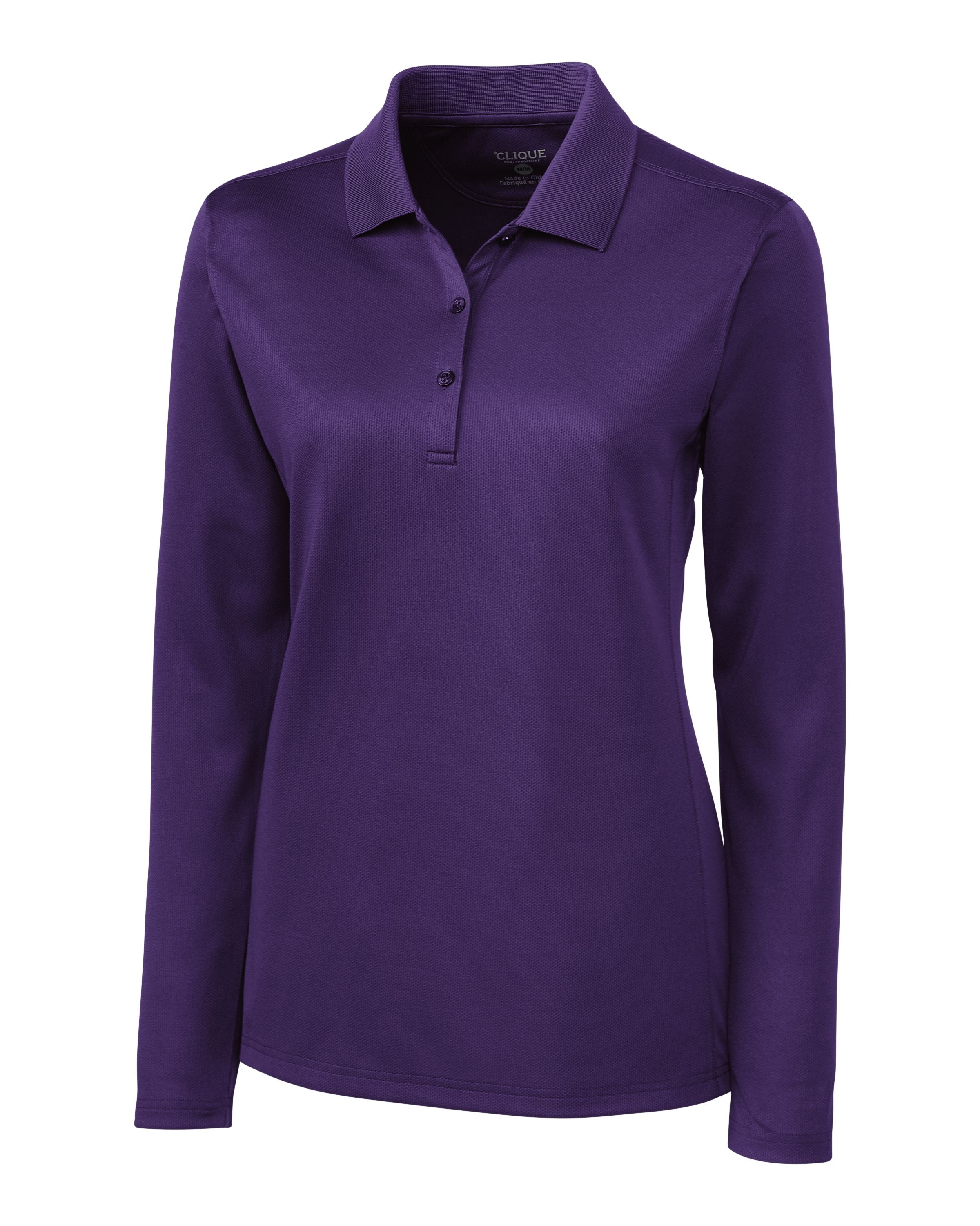 

Рубашка поло Clique L/S Ice Lady Pique, цвет college purple