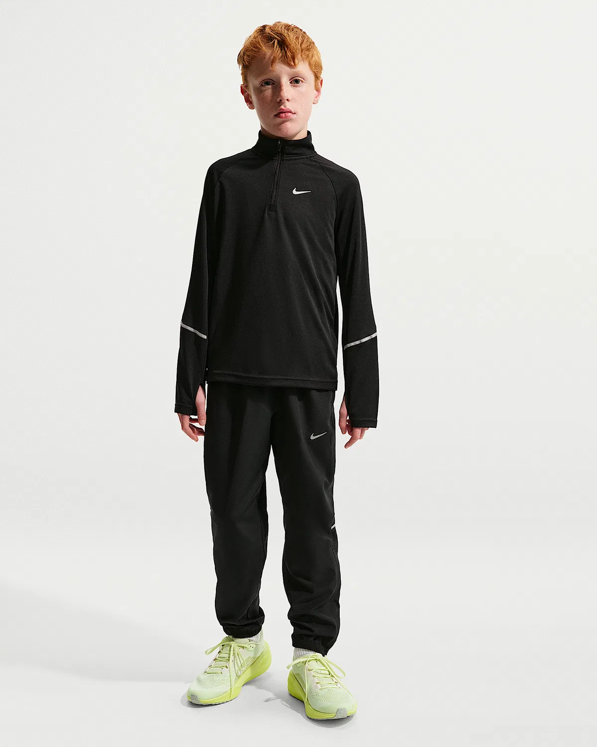 Детские спортивные штаны Nike Miler Dri-FIT Woven, Black