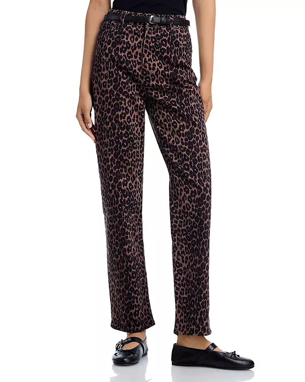 

Джинсы Topanga с высокой посадкой коричневого цвета Nala Rails, коричневый