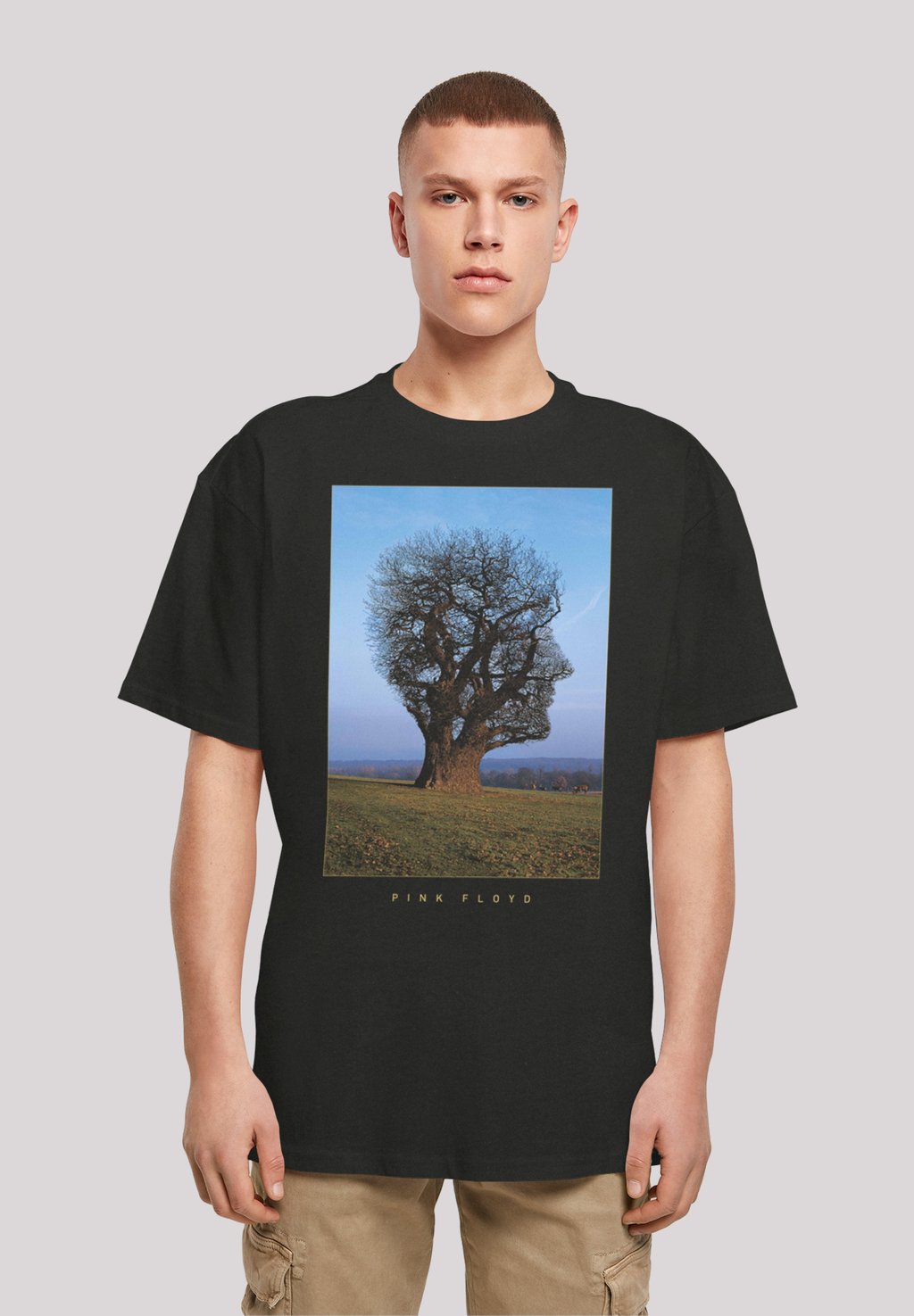 

Футболка с принтом PINK FLOYD TREE HEAD F4NT4STIC, черный