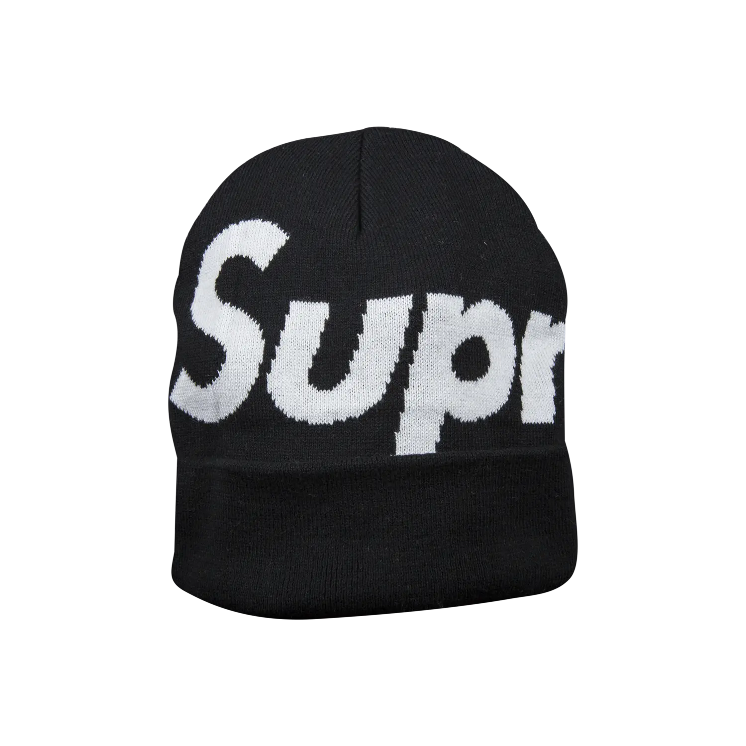 

Шапка-бини Supreme с большим логотипом, черная