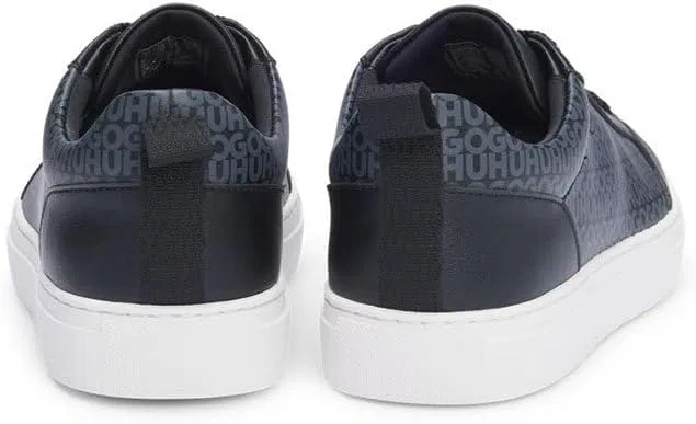 Кроссовки HUGO Men's Morrie_Tenn_Mono Tennis, Black — фото 4