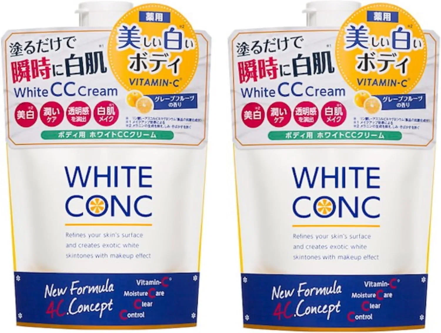 CC-крем White Conc White Conch отбеливающий 200 г (набор из 2 шт.)