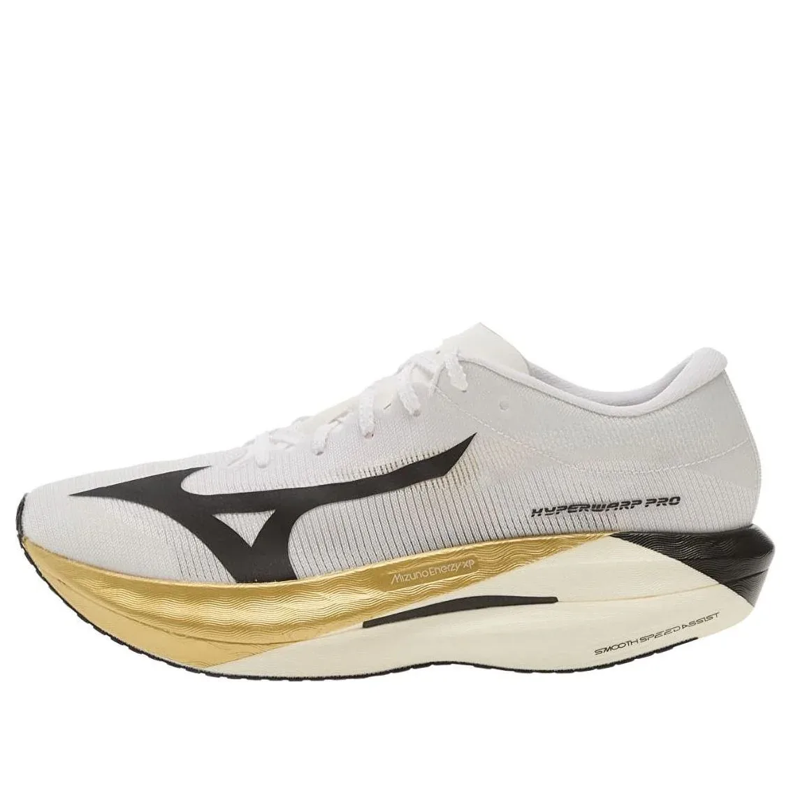 Кроссовки Mizuno Hyperwarp Pro 'White Black Gold'
