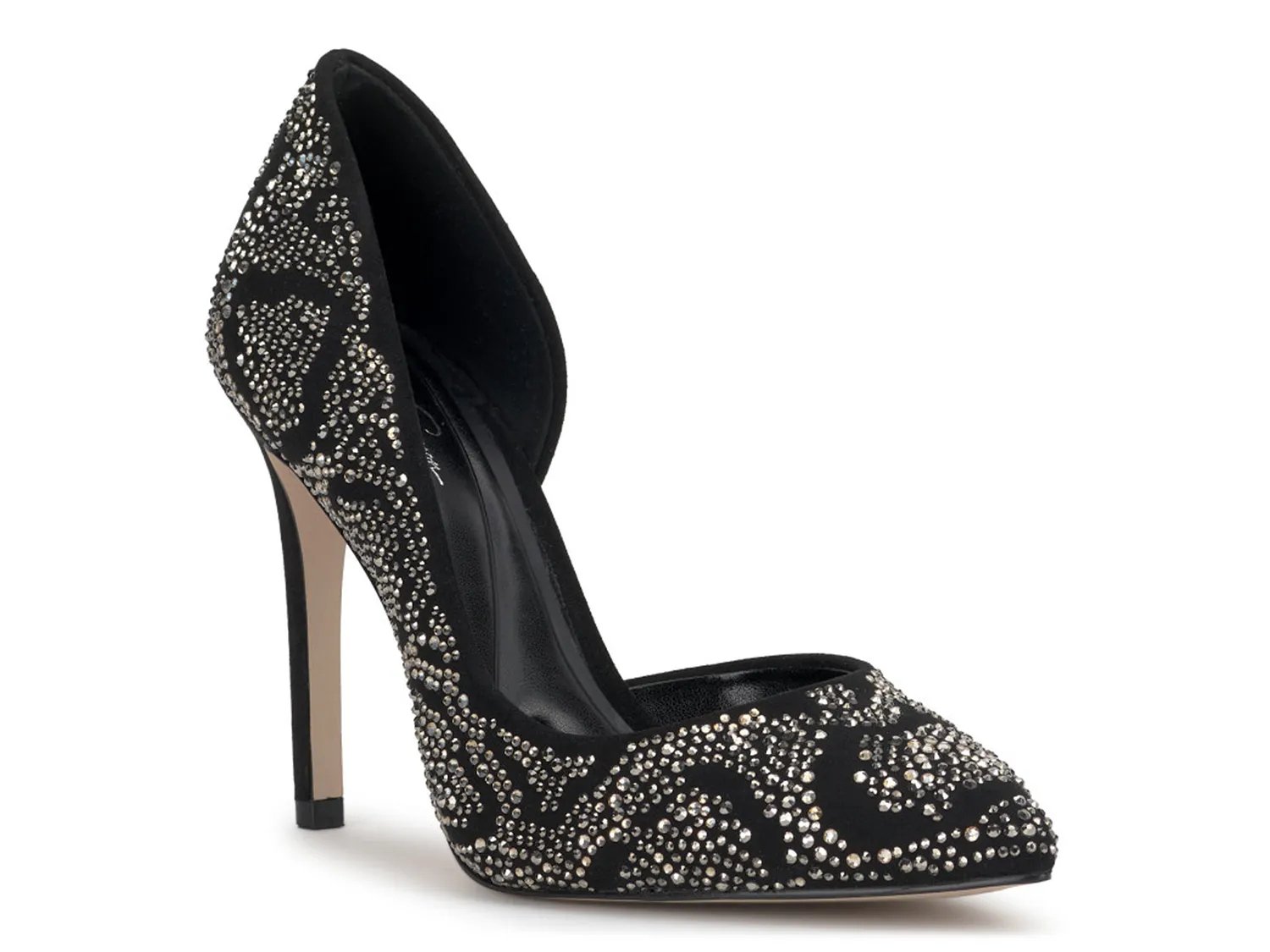 Туфли Jessica Simpson Prizma Pump, Black Rhinestones