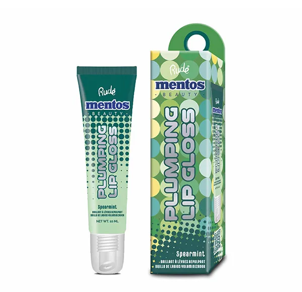 

Губная помада для объема Mentos Plumping Gloss Rude, цвет spearmint