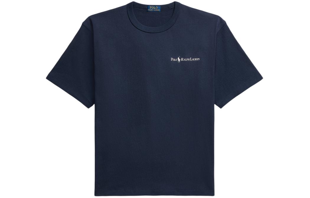 

Футболка с вышитым логотипом Polo Ralph Lauren, Морской синий