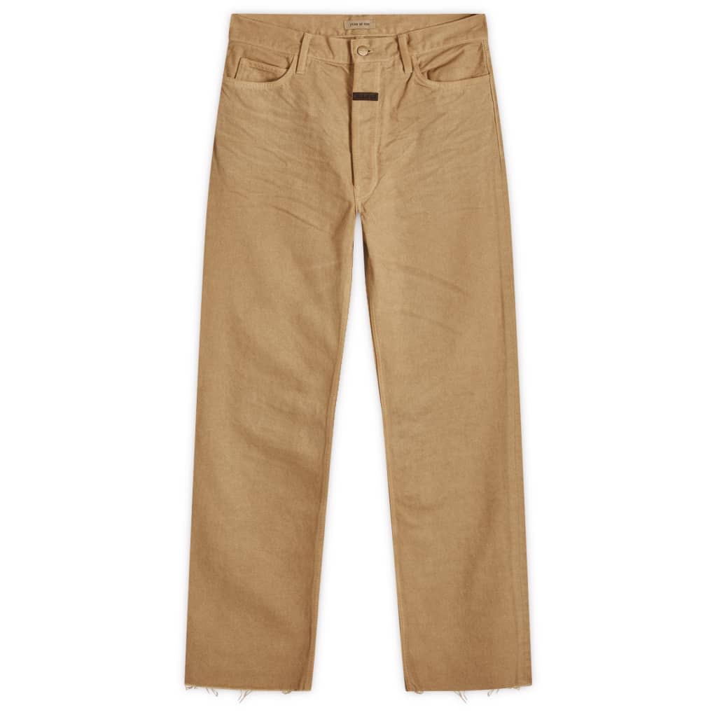 

Прямые джинсы с пятью карманами Fear Of God, цвет washed dune
