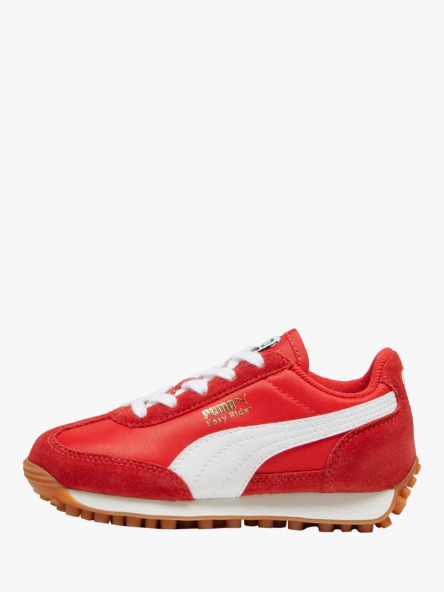 Детские кеды Easy Rider в винтажном стиле PUMA, Red/White — фото 4