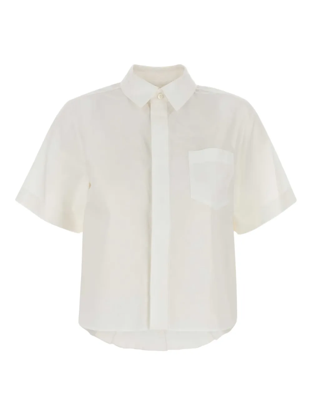 

Рубашка с манишкой Sacai, белый