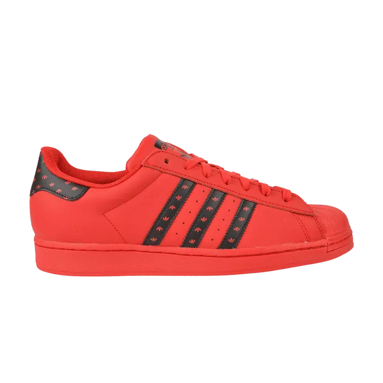 

Кроссовки adidas Superstar 'Scarlet Black', красный