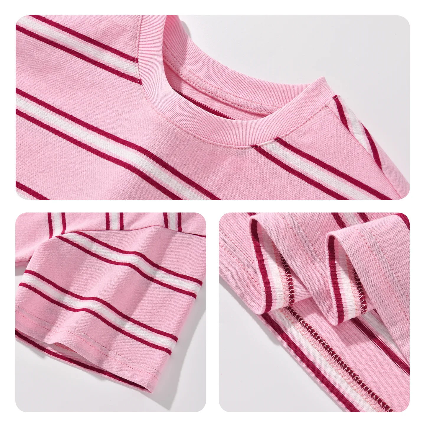 Детский спортивный комплект Casual Sportswear из 2 предметов Disney, Delorine K Pink+Solid Color Denim Light Blue — фото 4