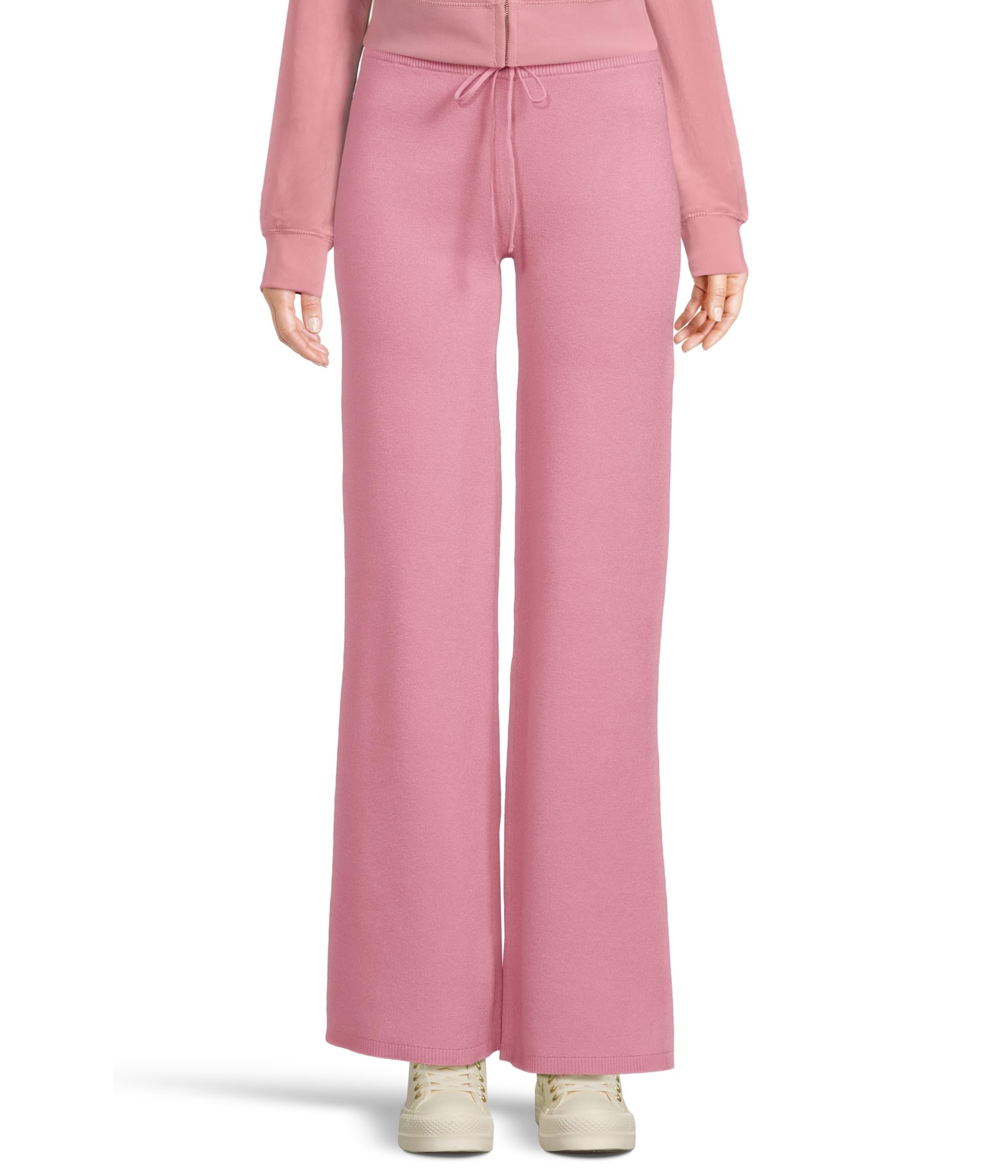 

Брюки Juicy Couture Sweater Wide Leg Pants, цвет Rose