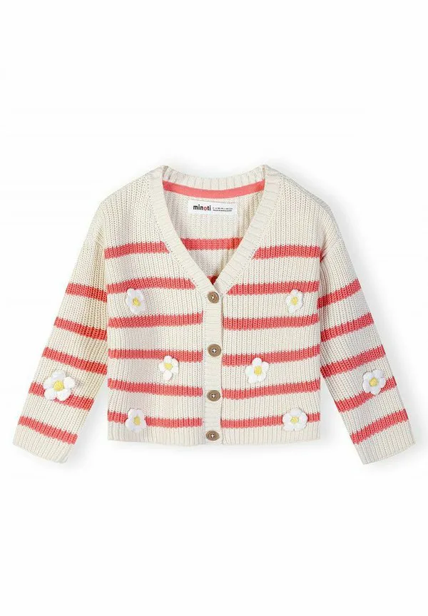 С клубничным кардиганом Minoti, Coral Cream — фото 3