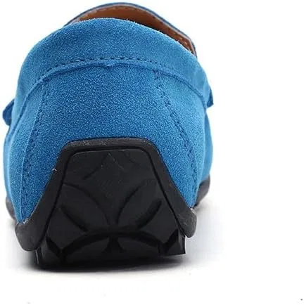 Мужские лоферы, кожа, Genuine Leather, Penny Loafer, королевский синий PUGHGAETZF — фото 3