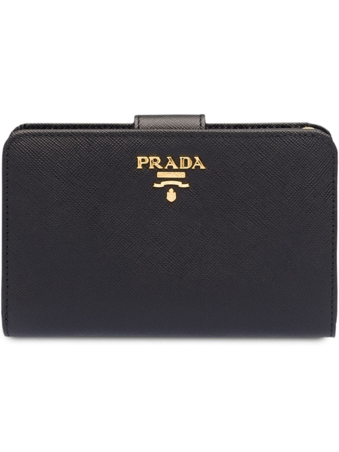 

Prada кошелек среднего размера, черный