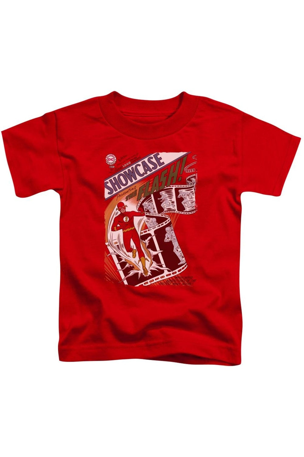 

Футболка с коротким рукавом для детей "Justice League of America Showcase #4 Cover" Gildan, красный