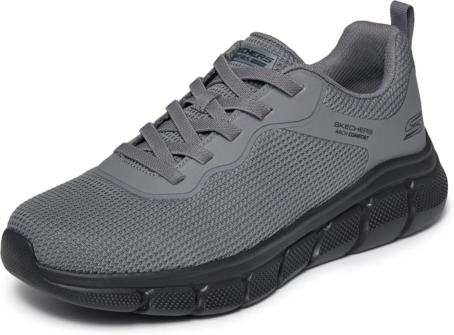 Мужские кроссовки Skechers Bobs B Flex-Arch Comfort Edge, Darkgray