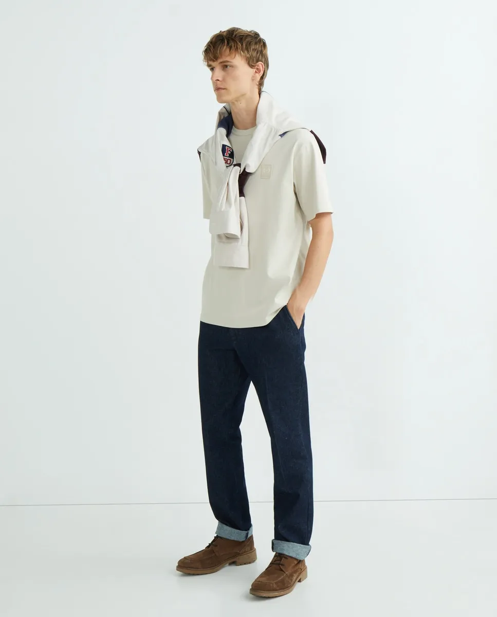 

Футболка мужская с круглым вырезом и коротким рукавом Belstaff, цвет Crudo