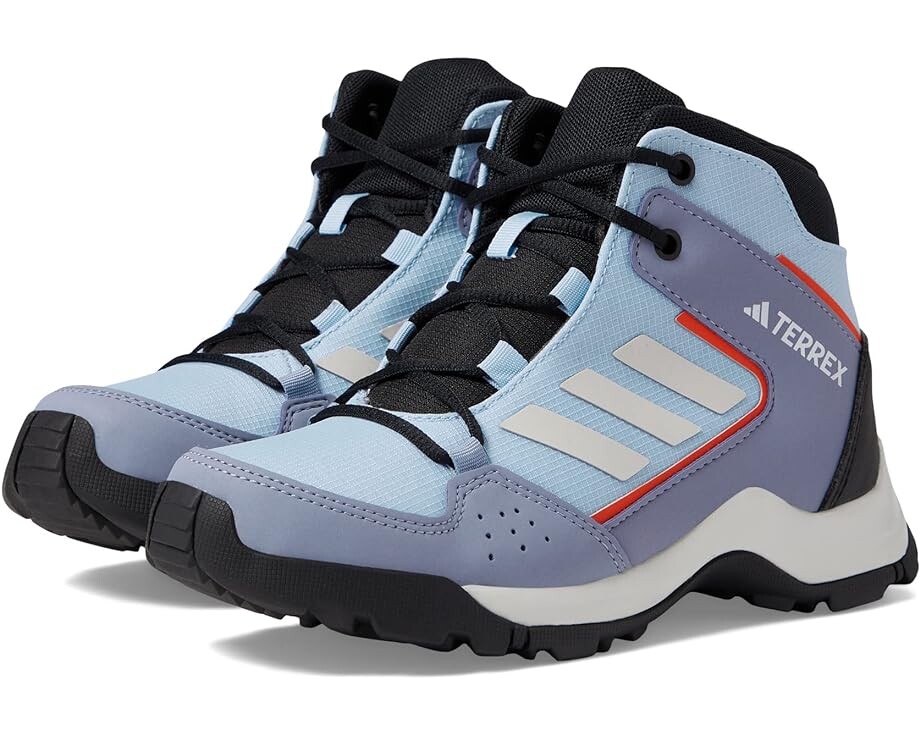 

Походные ботинки Adidas Terrex Hyperhiker Mid, цвет Blue Dawn/Grey One/Solar Gold