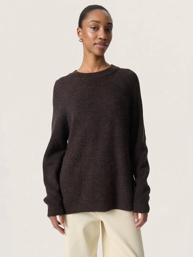 

Свитер с круглым вырезом из шерстяной смеси Tuesday Soaked In Luxury, Chocolate Torte