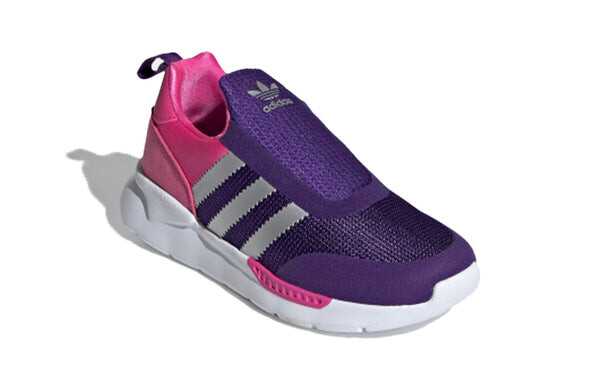 Кроссовки оригинал zx 360 c Adidas, фиолетовый — фото 3