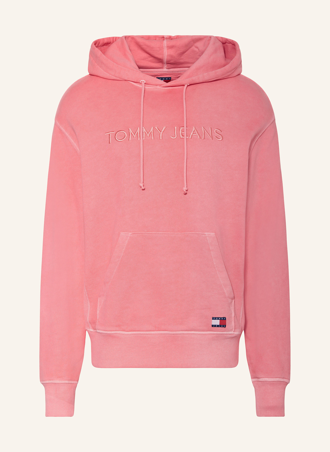 

Толстовка с капюшоном Tommy Jeans, розовый