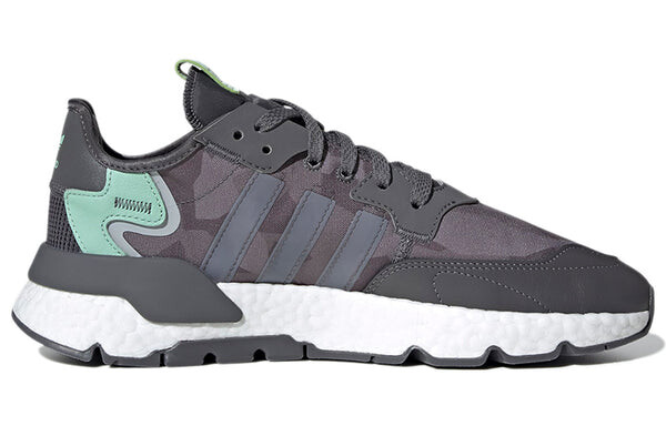 Кроссовки оригинальные nite jogger Adidas, серый — фото 2
