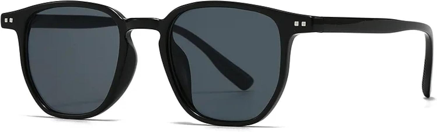 

Винтажные мужские солнцезащитные очки, модные, цвета шампанского, солнцезащитные очки UV400, женские солнцезащитные очки в стиле панк с заклепками TKKTLLT, C1 Glossy Back