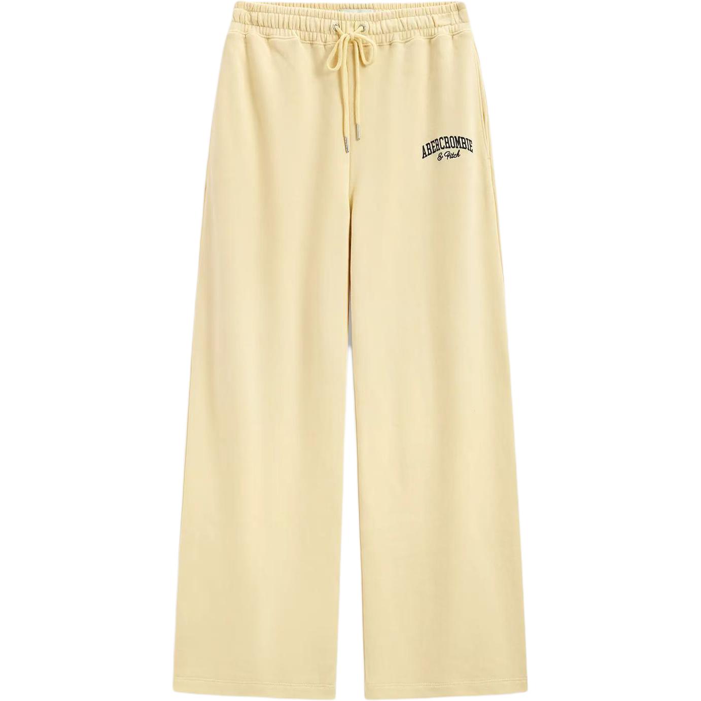 

Женские повседневные брюки Abercrombie＆Fitch, желтый