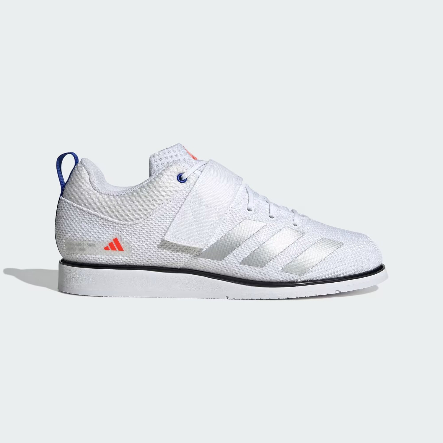 

Кроссовки для тяжелой атлетики Powerlift 5 Adidas, цвет Cloud White/Silver Metallic/Core Black