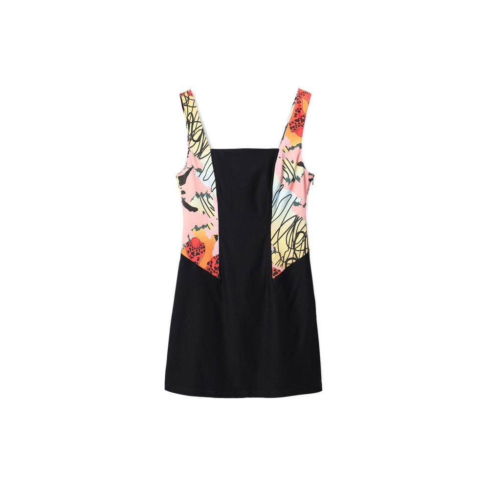 

Черное вискозное платье Desigual