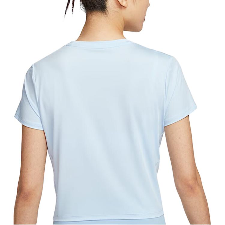 Nike Футболка Dri Fit Regular женская 423 Purple Blue/Black — фото 4