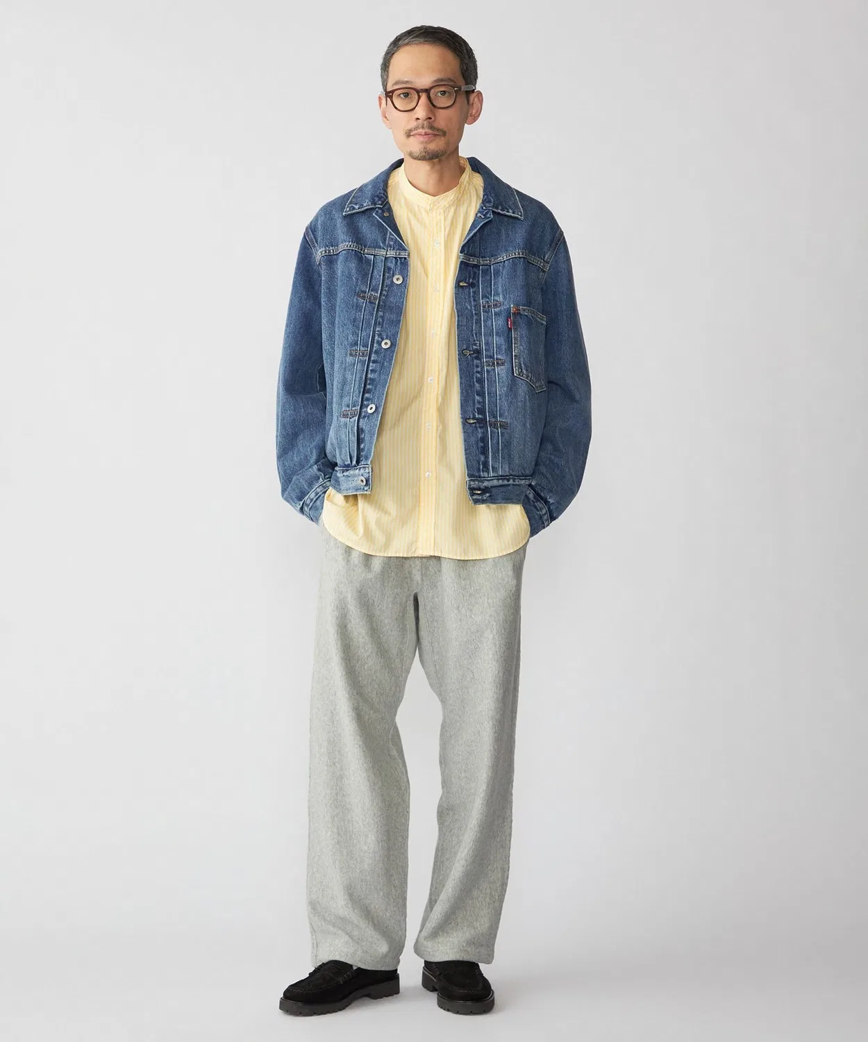 Куртка Type I Trucker Levi's джинсовая черная — фото 2